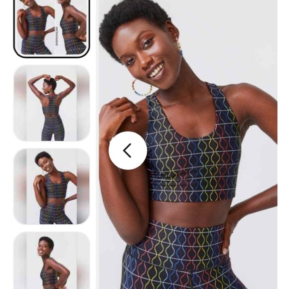 TEREZ RAZOR BACK BLACK RAINBOW ACTIVE SPORTS WEAR - Picture 6 of 9